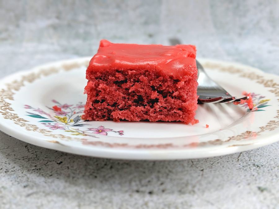 Guava Cake With Pink Buttercream Frosting Recipe Cuisine Fiend